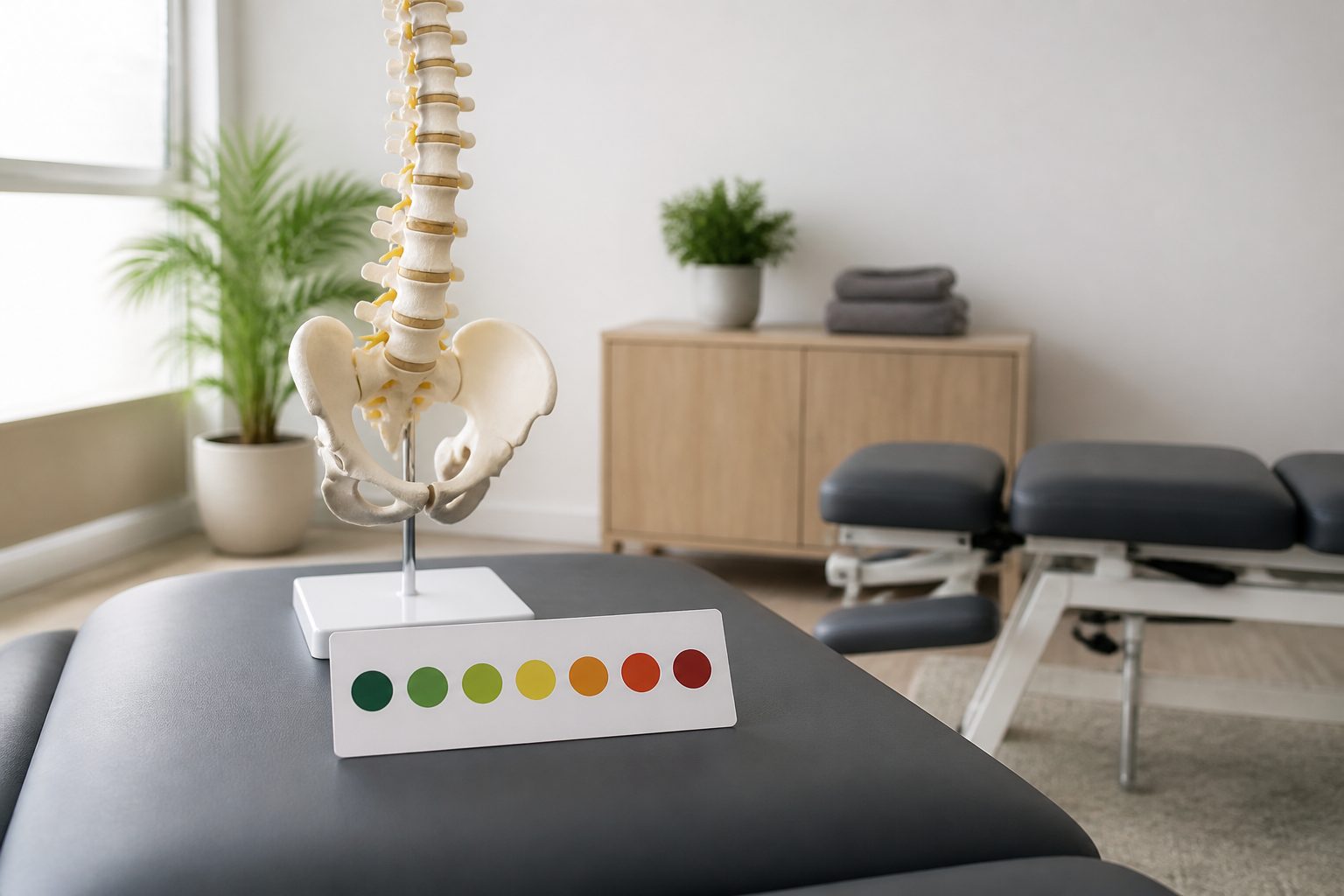 Không gian đánh giá mức khó chịu trước nắn chỉnh cột sống