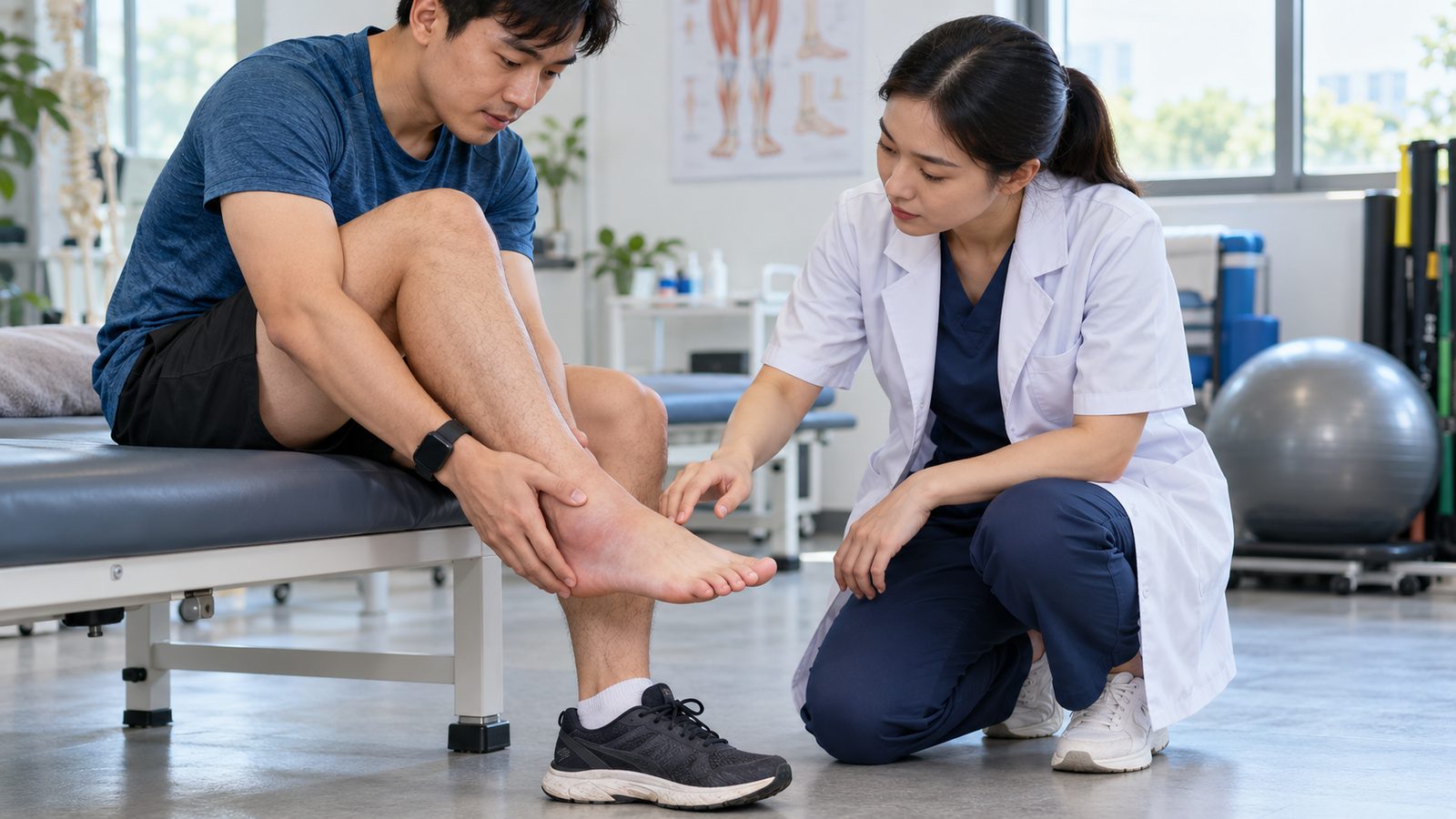 Đánh giá bong gân cổ chân sau chấn thương thể thao